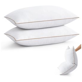 Conjunto-de-Travesseiros-de-Penas-de-Ganso-Tamanho-King-Imagem-0