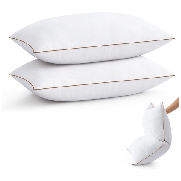 Conjunto-de-Travesseiros-de-Penas-de-Ganso-Tamanho-Queen-Imagem-0
