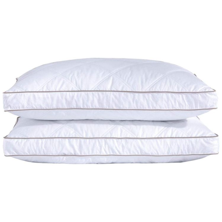 Conjunto-de-Travesseiros-de-Penas-de-Ganso-Tamanho-King-Imagem-0