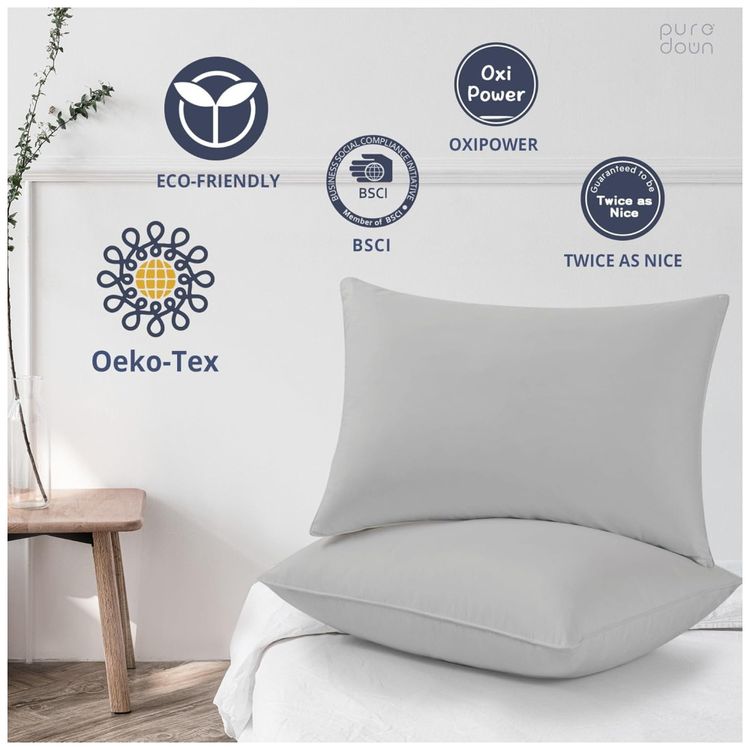 Conjunto-de-Travesseiros-de-Penas-de-Ganso-Tamanho-King-Imagem-4