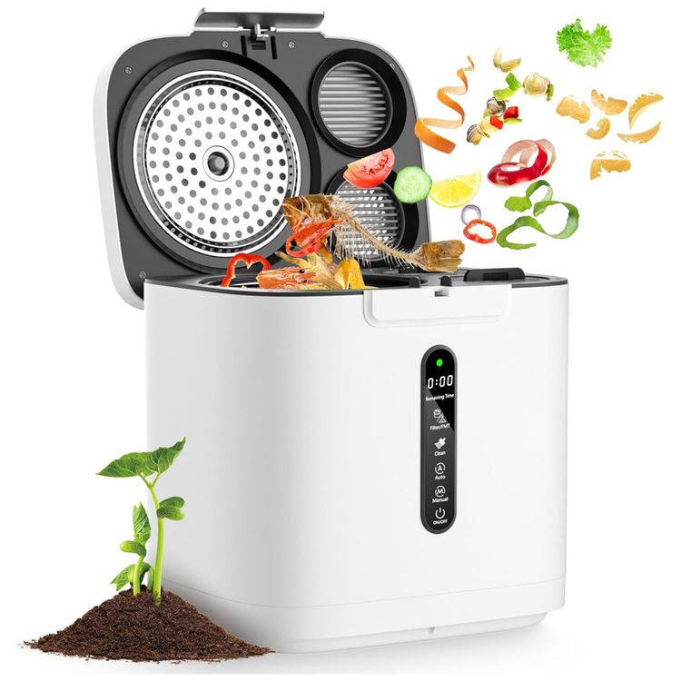 Composteira-Eletrica-de-Cozinha-4L-para-Ambientes-Internos-Imagem-0