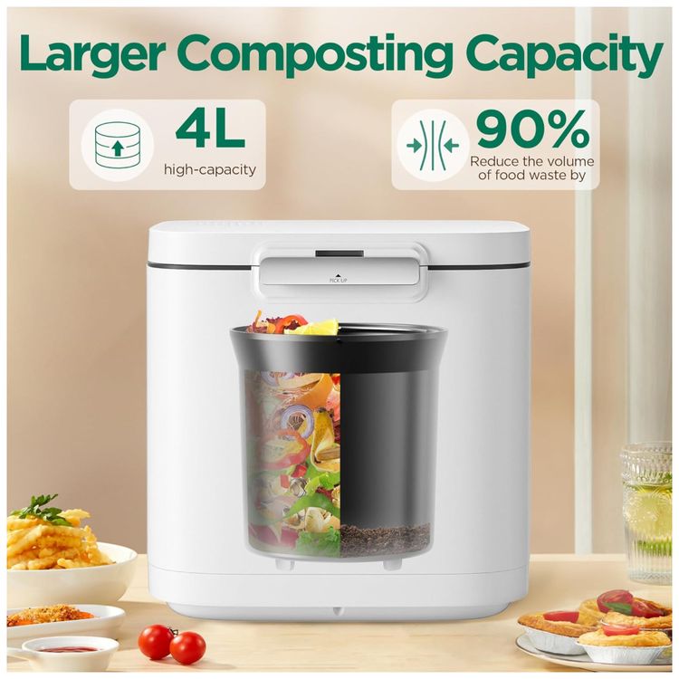 Composteira-Eletrica-de-Cozinha-4L-para-Ambientes-Internos-Imagem-1