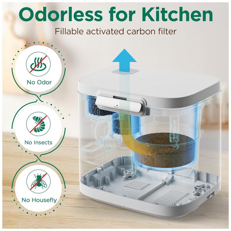 Composteira-Eletrica-de-Cozinha-4L-para-Ambientes-Internos-Imagem-2