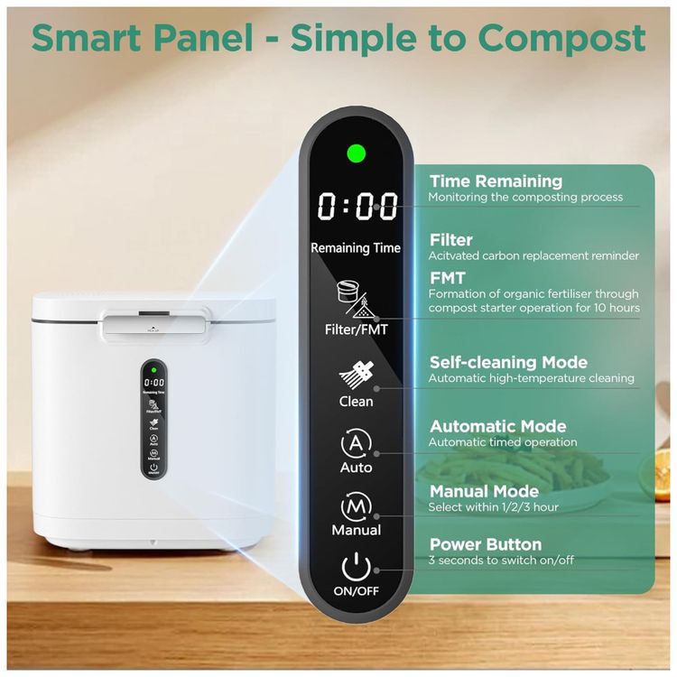 Composteira-Eletrica-de-Cozinha-4L-para-Ambientes-Internos-Imagem-4