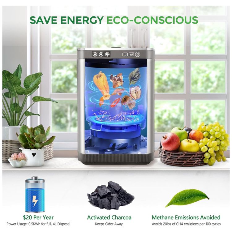 Composteira-Eletrica-de-Cozinha-37L-com-Display-LED-2-Imagem-3