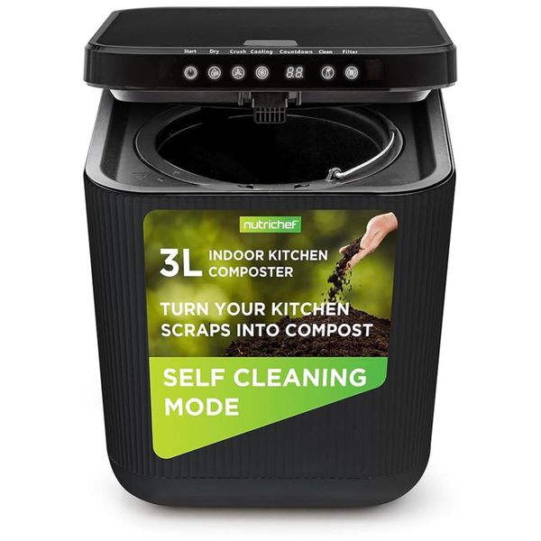 Composteira-Eletrica-de-Cozinha-3L-para-Ambiente-Interno-Imagem-0