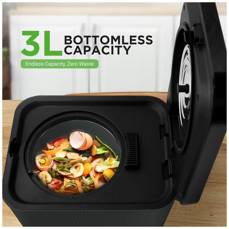 Composteira-Eletrica-de-Cozinha-3L-para-Ambiente-Interno-Imagem-4