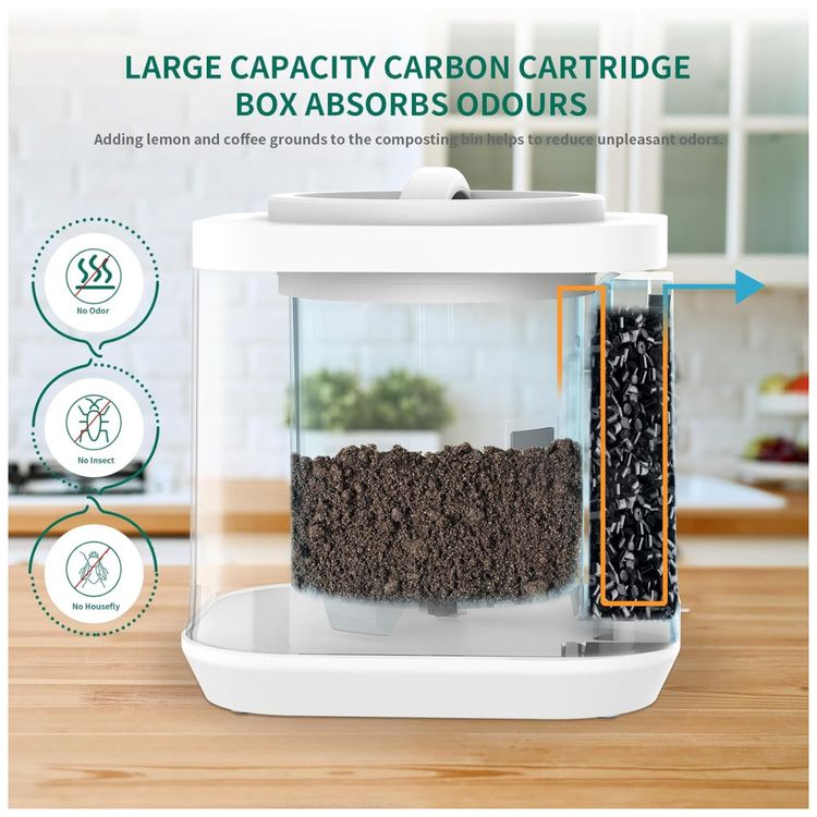 Composteira-Eletrica-de-Cozinha-4L-para-Ambientes-Internos-Imagem-3