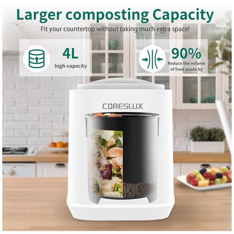 Composteira-Eletrica-de-Cozinha-4L-para-Ambientes-Internos-Imagem-4