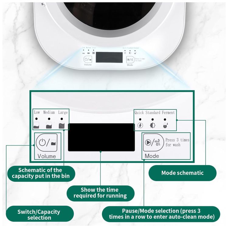 Composteira-Eletrica-de-Cozinha-4L-para-Ambientes-Internos-Imagem-5