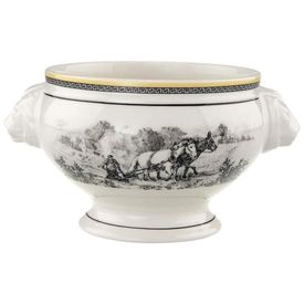 Tigela-de-600mL-com-Estilo-Classico-Material-de-Porcelana-Imagem-0