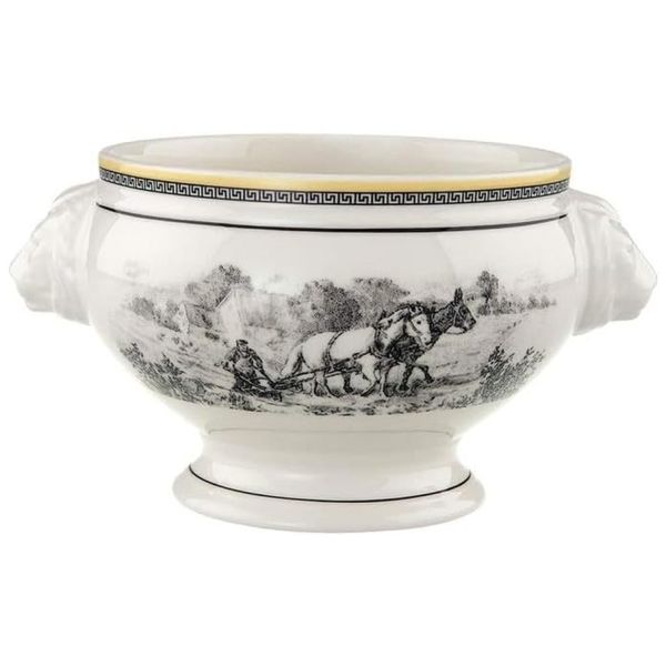 Tigela-de-600mL-com-Estilo-Classico-Material-de-Porcelana-Imagem-0
