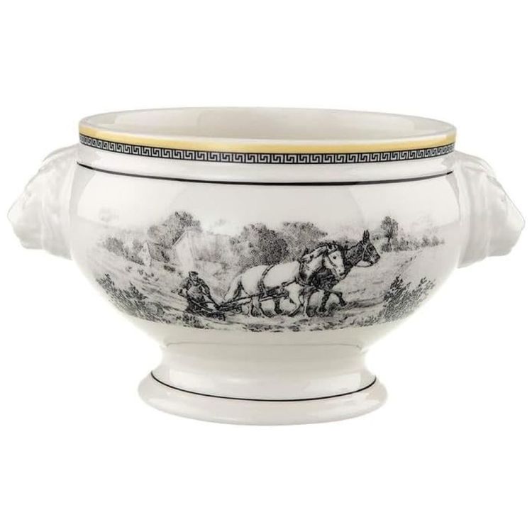 Tigela-de-600mL-com-Estilo-Classico-Material-de-Porcelana-Imagem-0