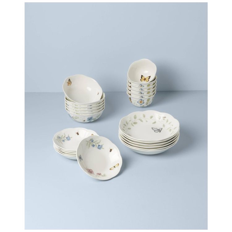 Conjunto-de-Tigelas-Tema-de-Borboletas-com-24-Pecas-Imagem-3