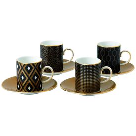 Jogo-de-Xicaras-e-Pires-para-Cafe-com-Tema-Geometrico-Imagem-0