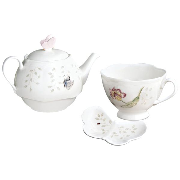 Conjunto-de-Cha-Inclui-Bule-Xicara-e-Pires-em-Porcelana-Imagem-0