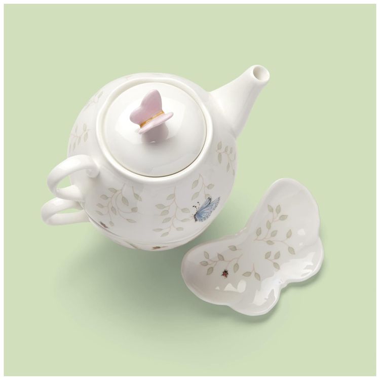 Conjunto-de-Cha-Inclui-Bule-Xicara-e-Pires-em-Porcelana-Imagem-4