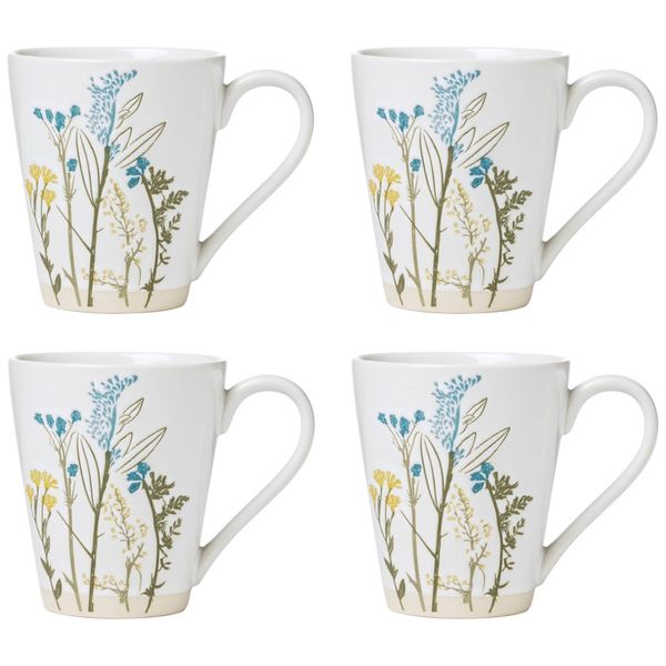 Conjunto-de-Canecas-Tema-de-Floral-com-4-Pecas-Capacidade-Imagem-0