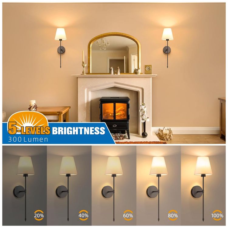 Conjunto-de-Luminaria-de-Parede-Recarregaveis-Sem-Fio-com-Imagem-4