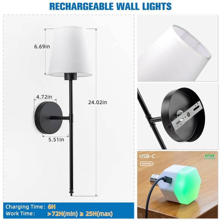 Conjunto-de-Luminaria-de-Parede-Recarregaveis-Sem-Fio-com-Imagem-6