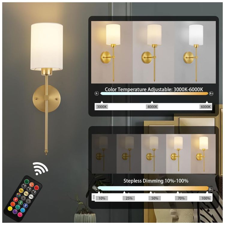 Conjunto-de-Luminaria-de-Parede-Recarregaveis-Sem-Fio-com-Imagem-2