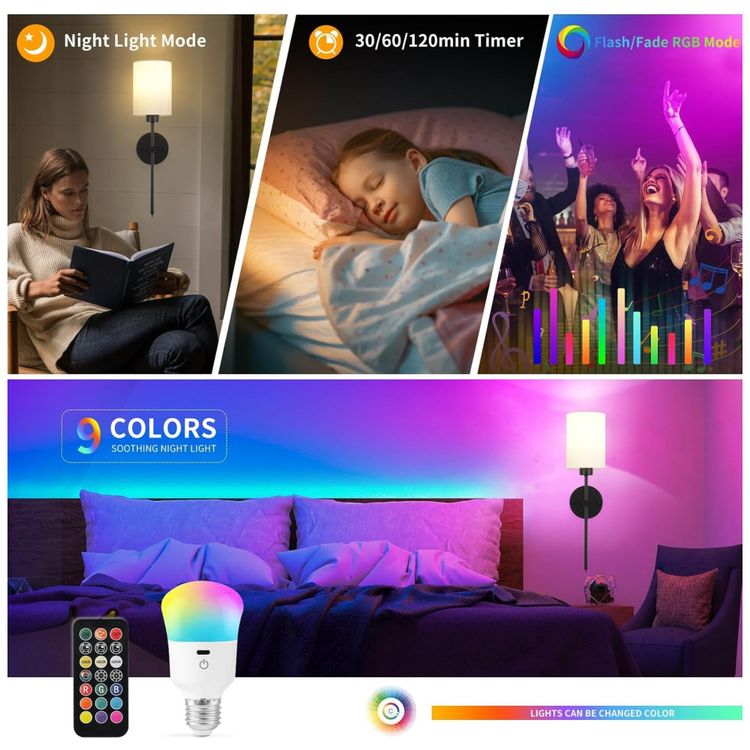 Conjunto-de-Luminaria-de-Parede-Recarregaveis-Sem-Fio-com-Imagem-2