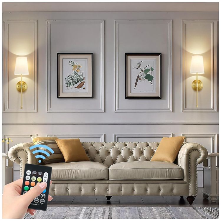 Conjunto-de-Luminaria-de-Parede-Sem-Fio-com-Controle-Remoto-Imagem-5