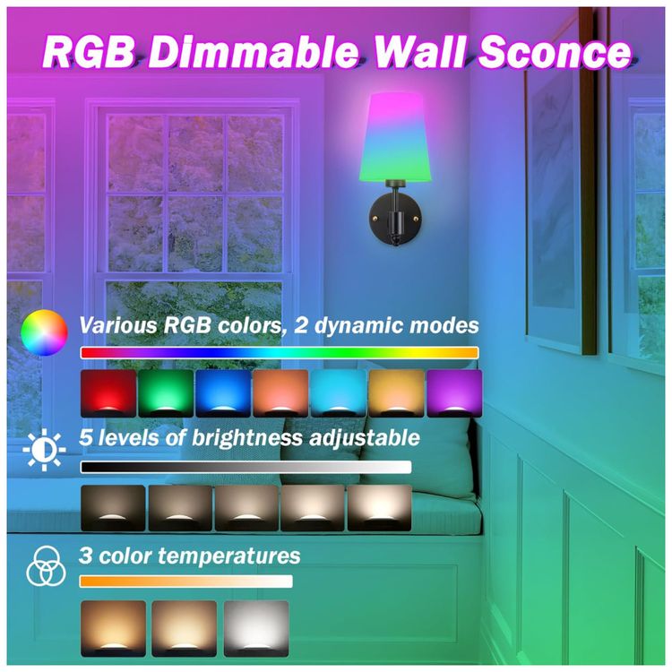 Conjunto-de-Luminaria-de-Parede-Sem-Fio-com-2-Pecas-Estilo-Imagem-3