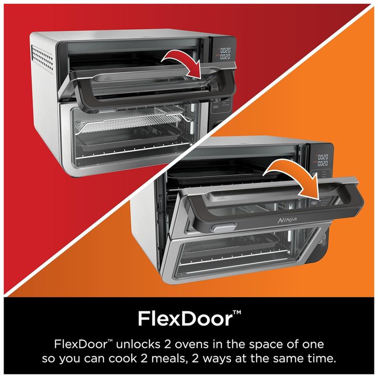Forno-Eletrico-12-em-1-com-FlexDoor-FlavorSeal-Material-Imagem-1