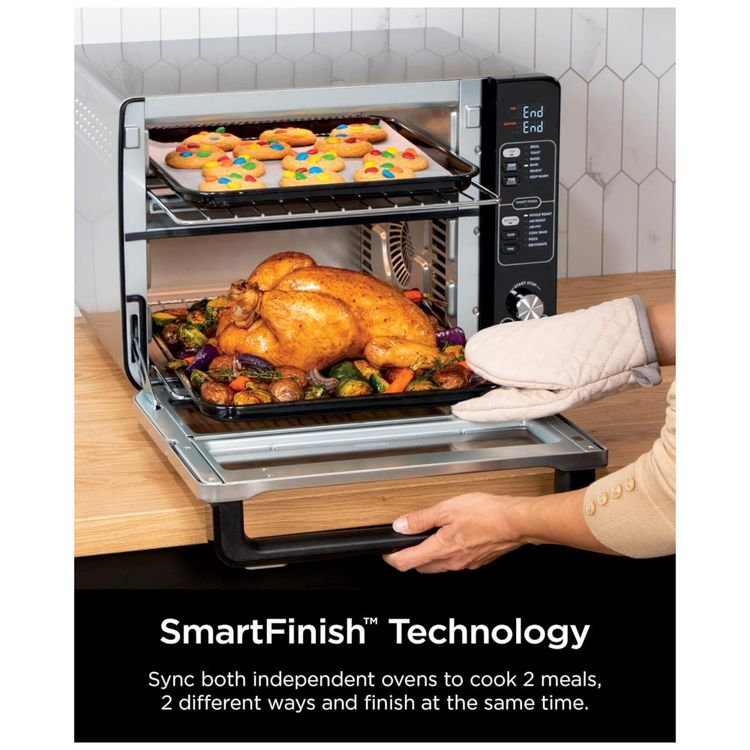 Forno-Eletrico-12-em-1-com-FlexDoor-FlavorSeal-Material-Imagem-3