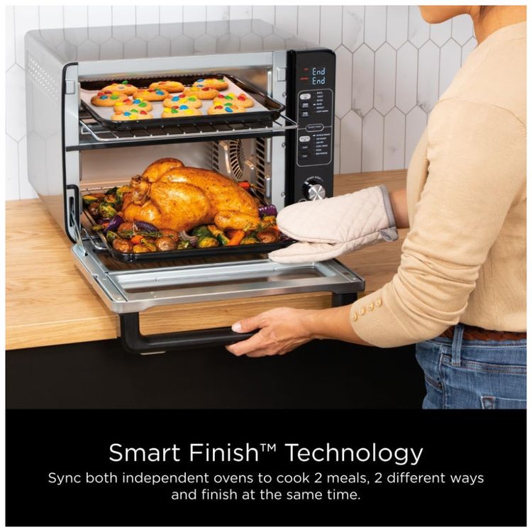 Forno-Eletrico-12-em-1-com-FlexDoor-FlavorSeal-Material-Imagem-4