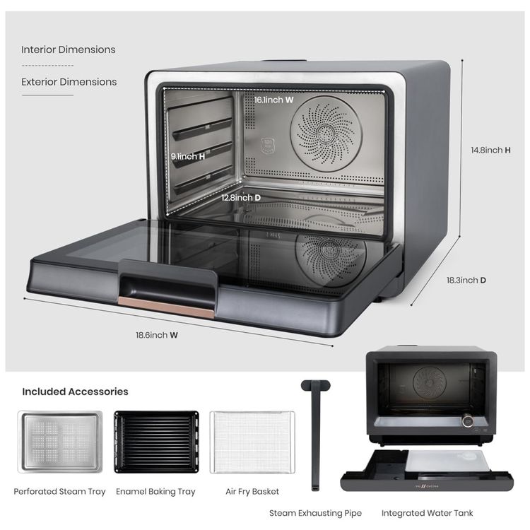 Forno-Eletrico-7-em-1-com-Capacidade-de-28L-Cozimento-a-Imagem-8