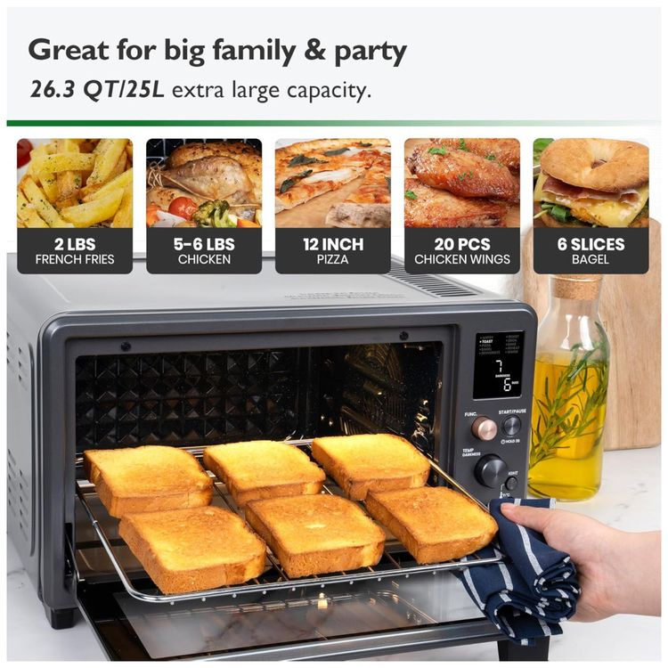 Forno-Eletrico-10-em-1-com-Capacidade-de-24L-Aquecimento-Imagem-5