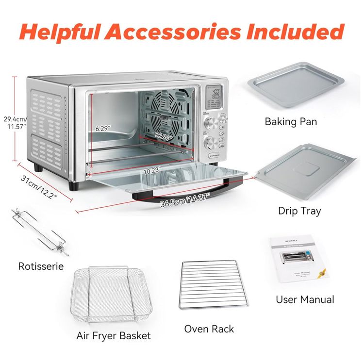 Forno-Eletrico-de-Aco-Inoxidavel-21L-com-12-Funcoes-de-Imagem-5
