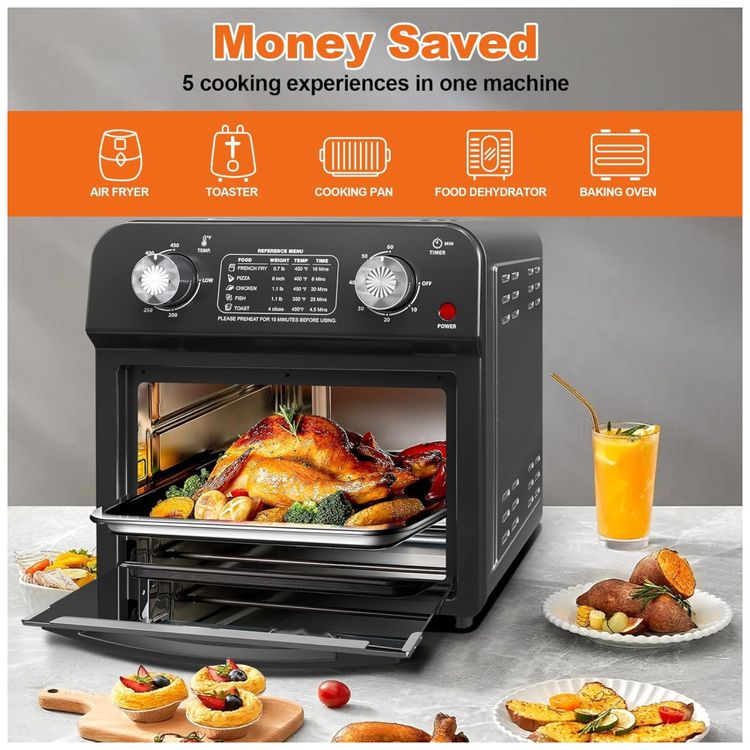 Forno-Eletrico-7-em-1-com-Capacidade-de-12L-Material-de-Imagem-4