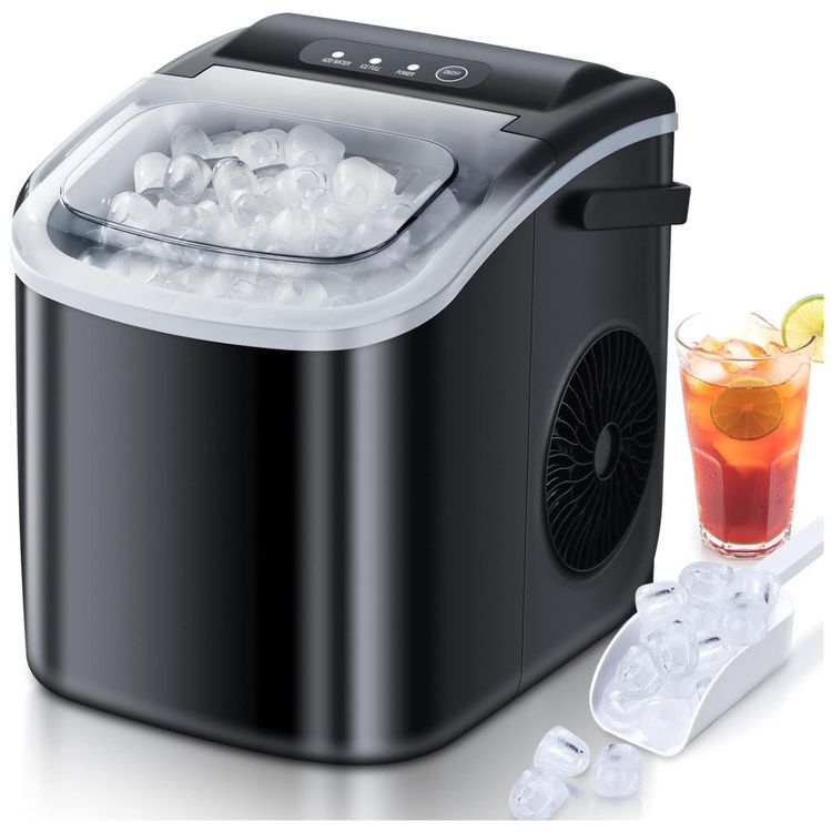 Maquina-de-Gelo-Portatil-que-Produz-12-kg-em-24H-com-Imagem-0
