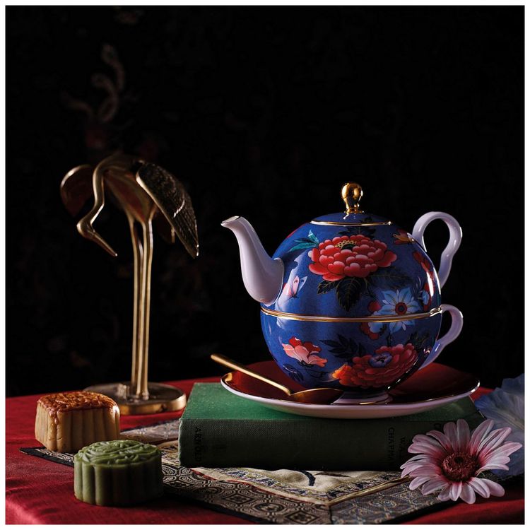 Bule-de-Cha-450mL-com-Material-de-Porcelana-Fina-Design-Imagem-2