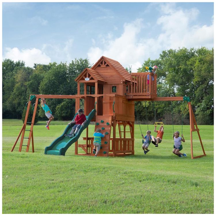 Playground-Infantil-de-Madeira-com-Caixa-de-Areia-Mesa-de-Imagem-1