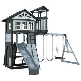 Playground-Infantil-de-Madeira-com-Escorregador-de-Ondas-Imagem-0