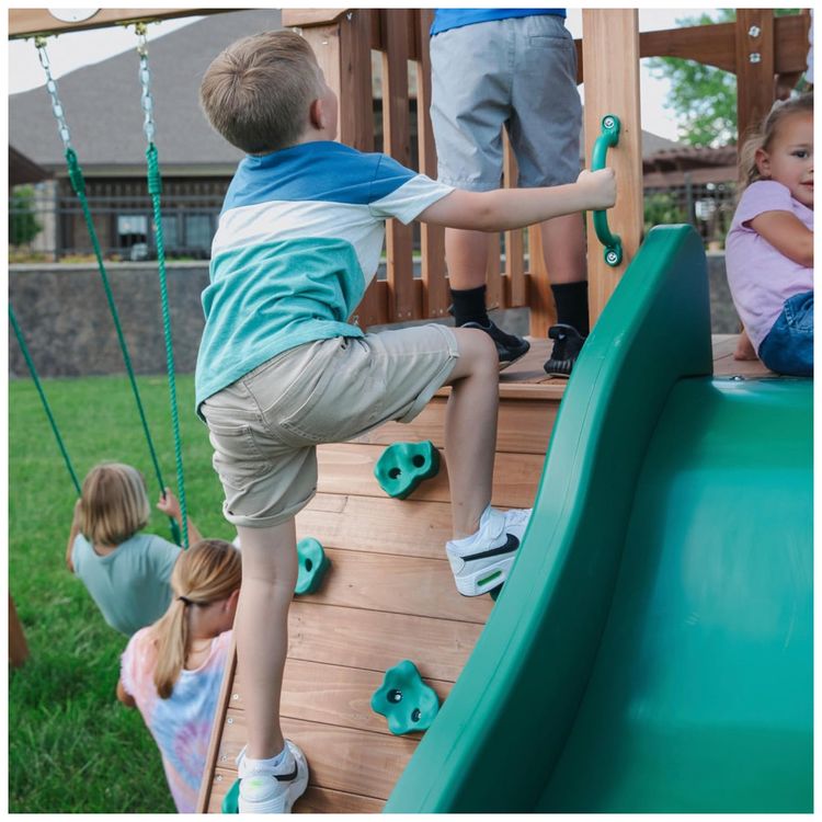 Playground-Infantil-de-Madeira-Cedro-com-Escorregador-de-3-Imagem-8