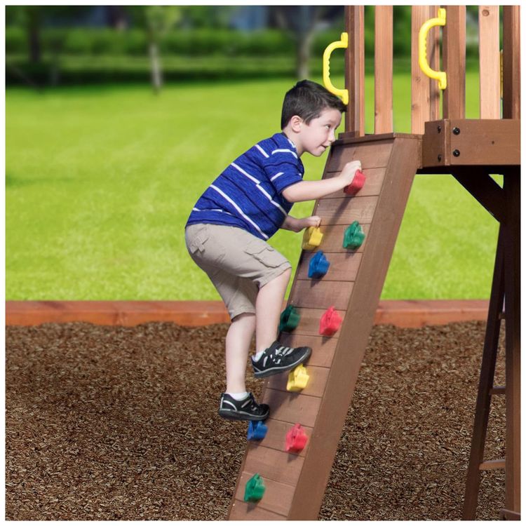 Playground-Infantil-de-Madeira-com-Mesa-de-Pequinique-Imagem-6