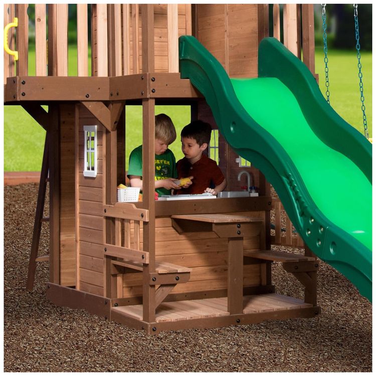 Playground-Infantil-de-Madeira-com-Mesa-de-Pequinique-Imagem-7