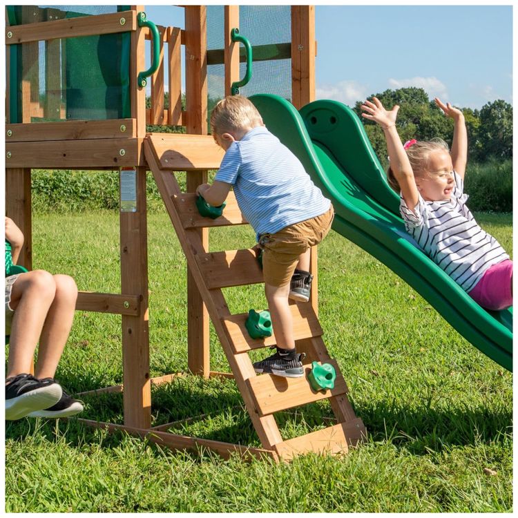 Playground-Infantil-de-Madeira-com-Caixa-de-Areia-Parede-Imagem-6