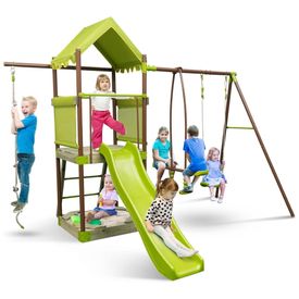Playground-Infantil-de-Metal-com-Corda-de-Escalada-Caixa-Imagem-0