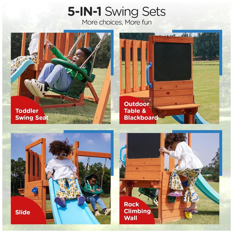 Playground-Infantil-de-Madeira-Cedro-com-Mesa-ao-Ar-Livre-Imagem-5