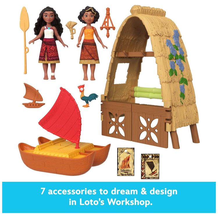 Moana-e-Loto-s-Workshop-Playset-com-Barco-Flutuante-e-5-Imagem-3