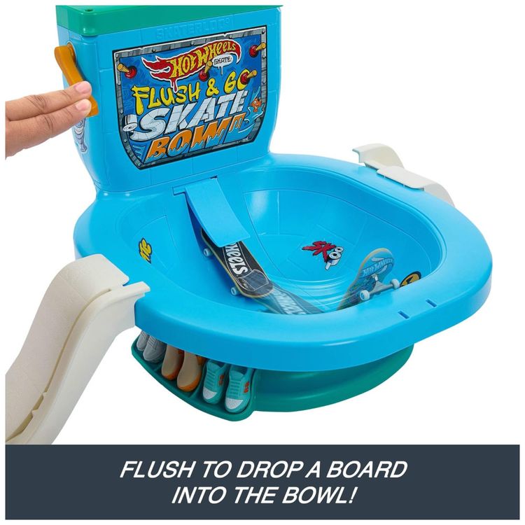 Pista-de-Brinquedo-Set-Bowl-de-Vaso-com-1-Skate-e-1-Par-de-Imagem-3