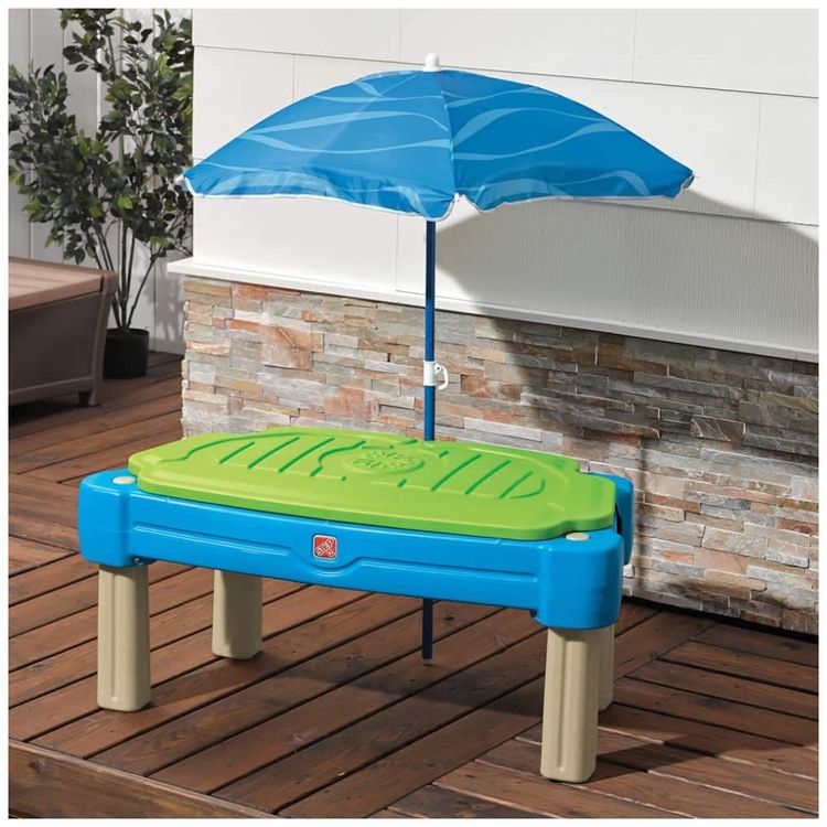 Mesa-Interativa-e-Sensoral-com-Agua-Areia-e-Guarda-Chuva-Imagem-6