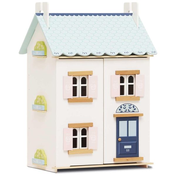 Casa-de-Bonecas-de-Madeira-Blue-Belle-3-Andares-para-Imagem-0