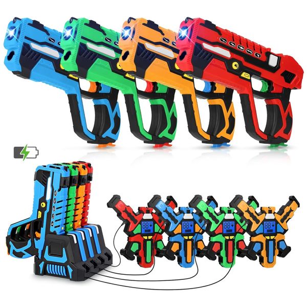 Conjunto-de-Pistola-de-Brinquedo-com-Laser-Tag-4-Pistolas-Imagem-0